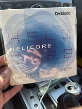 D'Addario Helicore Cello A String H511 4/4M Size Medium Tension, NEW & SEALED