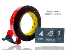 VHB Tape: 3M Scotch 5952 1" in. x 15' ft. Black Double-Sided Heavy Duty Mounting