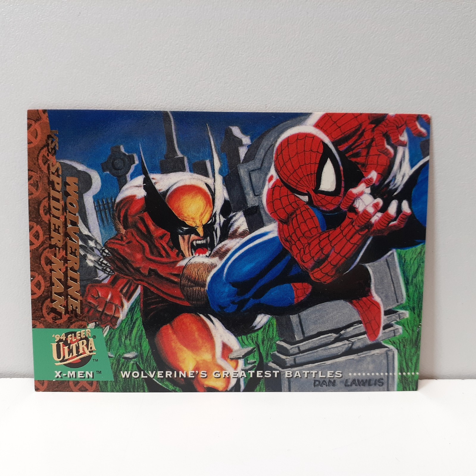 Wolverine vs. Spiderman #142 Marvel 1994 Ultra X-Men trading card — raw and PSA graded price guide