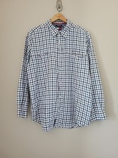Vintage Tommy Hilfiger Men s Plaid Button Down Shirt Long Sleeve Size XXL