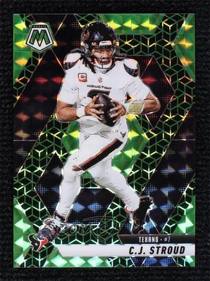 2025 Panini Mosaic Spectris Green Mosaic Prizm 12/13 CJ Stroud #71 9su
