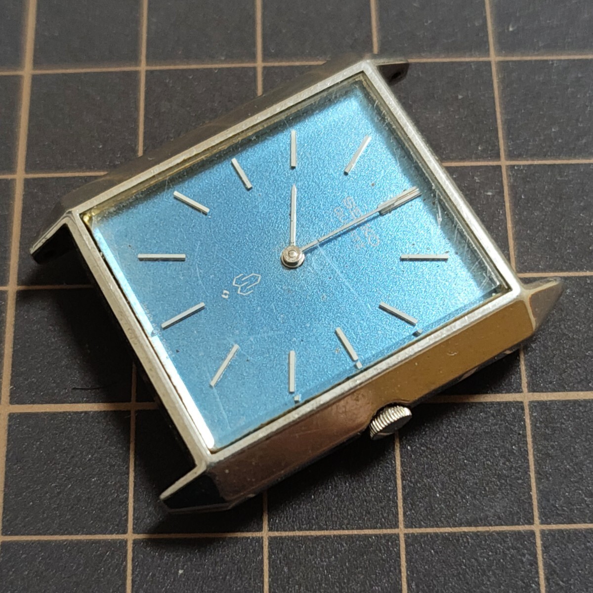 a3Y] Seiko 4130 5001 Square Thin Quartz Men's Watch … - Gem