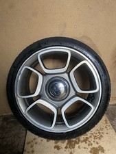 FIAT 500 ABARTH PETAL GREY 17" ALLOY WHEEL RIM 7J ET38 OEM 51884253 GENUINE X1