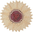 Vintage Round Small Lace Table Dolly - 12 Inch (Set of 6)