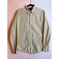 Banana Republic Soft Wash Slim Fit Long Sleeve Button Down Shirt Light Green L