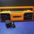 Sony CFS-950 Sports AM/FM Stereo Radio Cassette Recorder Boombox Vintage Works