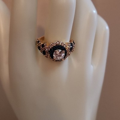 Bella Luce Lab Sapphire Diamond Simulant Ring