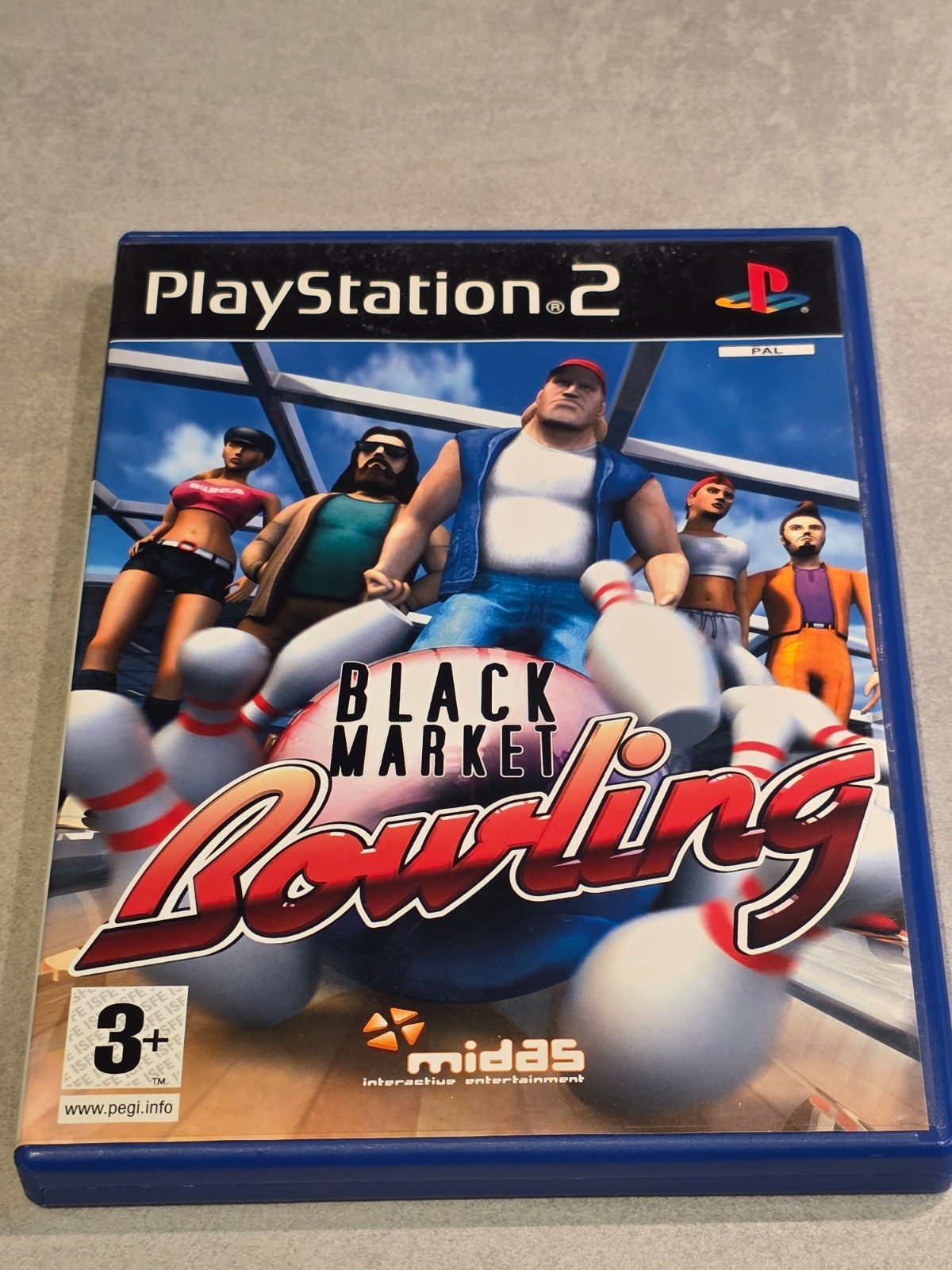 BLACK MARKET BOWLING SONY PS2 PLAYSTATION 2