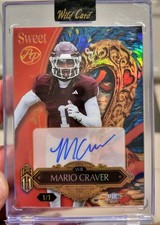 2026 Wild Card Sweets Mario Craver True 1/1 Ap Auto