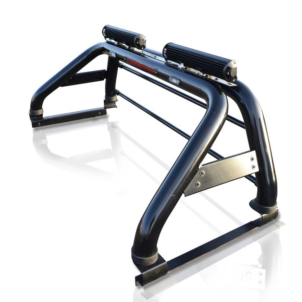Bragan Roll Bar 75Mm Mit Leds Und Bremsleuchte FüR Fiat Fullback 2016-2019 4X4-image