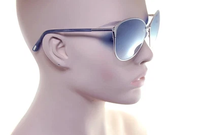Tom Ford Penelope TF320 16W Damen Quadrat Cat Eye Sonnenbrille Silber Blau - Bild 1 von 4