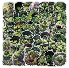 50PCS Disney Marvel Avengers Super Hero Hulk Stickers Waterbottle Skateboard