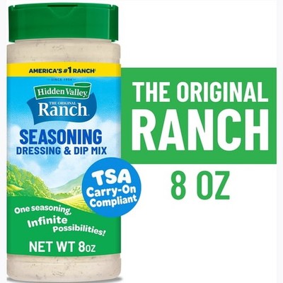 Hidden Valley Original Ranch Seasoning, Dressing and Dip Mix, 8 Ounces...@