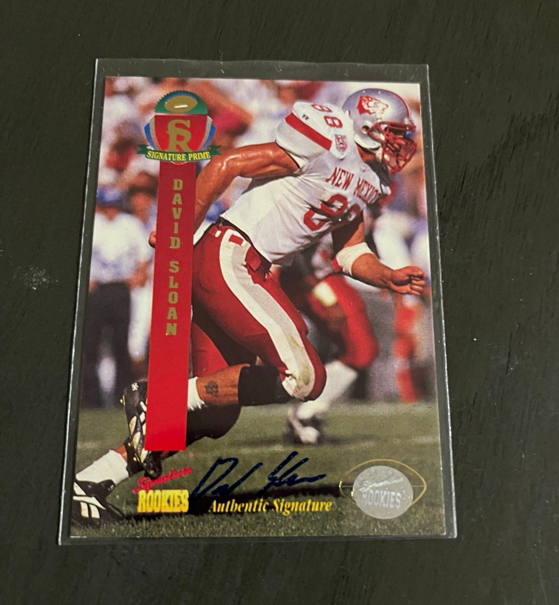 Signature Rookies 1995 Prime David Sloan New Mexico Lobos Auto RC #39 /3000
