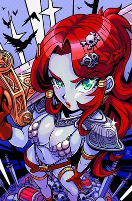 SONJA REBORN #1 ANACATHIE 616 Comics Virgin Grey Variant B LTD 500
