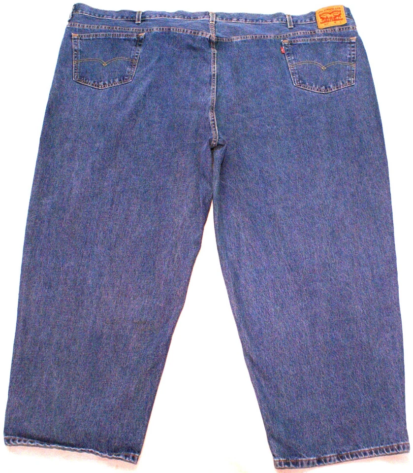 64X30 MENS LEVIS 560 COMFORT FIT BLUE JEANS STRAIGHT LEG, 100% COTTON - Image 2 of 3