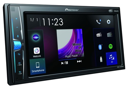 Pioneer 2DIN MP3 DAB USB Bluetooth Autoradio für Nissan Micra 10-13 schwarz - Afbeelding 4 van 8