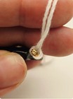 Vintage 14K Gold Black Onyx Carved Elephant Pendant Ruby Eye 3.9g 585 Estate — photo 3