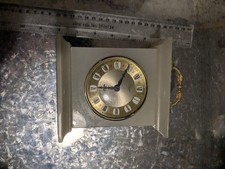Vintage Green Onyx Marble Mantel Clock