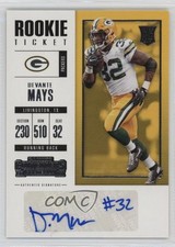 2017 Panini Contenders Rookie Ticket Devante Mays #170 Auto 0a2