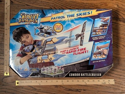 RARE! Storm Hawks Condor BattleCruiser Vehicle Ship Battle Cruiser Playset 2007 