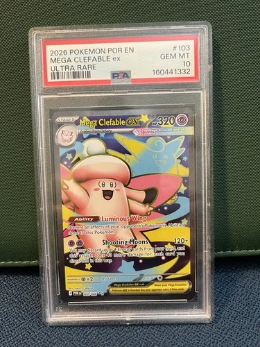 Mega Clefable ex 103/088 Me03: Perfect Order PSA 10