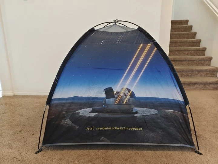 Tienda para niños Galaxy Space World - Casa de juegos domo con postes, regalo de Navidad Foto 4 de 4