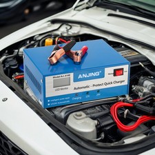 Profi 400AH Intelligente 12V 24V Auto KFZ Batterie Ladegerät Impuls Reparatur