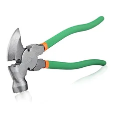  10 Inch Fencing Pliers with Hammerhead Staple Puller - Multi with hammerhead