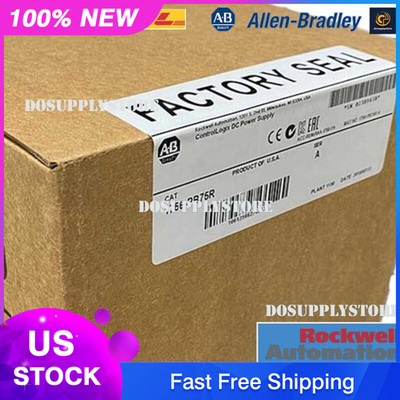 2023 New Sealed Allen Bradley 1756-PB75R ControlLogix Redundant DC Power Supply