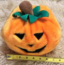 Ty Halloween Jack-o'-Lantern Pumpkin Beanbag Plush 2004