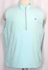 Peter Millar Windward Blue Half-Zip Golf Vest MS24EZ31 Mens Size XL