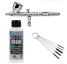 Iwata Eclipse HP-CS Airbrush 0.35mm Dual Action Gravity Feed + Cleaning Kit