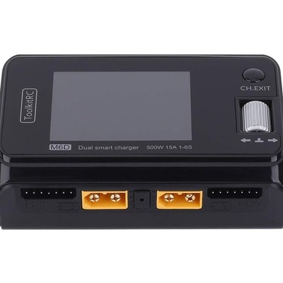 XBERSTAR LiPo Battery Balancer Charger für ToolkitRC M6D 500W 15A 1-6S Akku