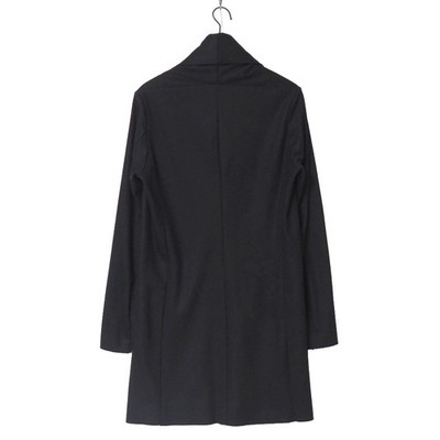 【美品】 KAZUYUKI KUMAGAI ATTACHMENT コート 2 黒 KAZUYUKI KUMAGAI ATTACHMENT cardigan Size 2 Buttonless shawl