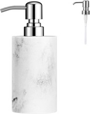Soap Dispenser, Marble Lotion Soap Pump Dispenser Bottle, Refillable...