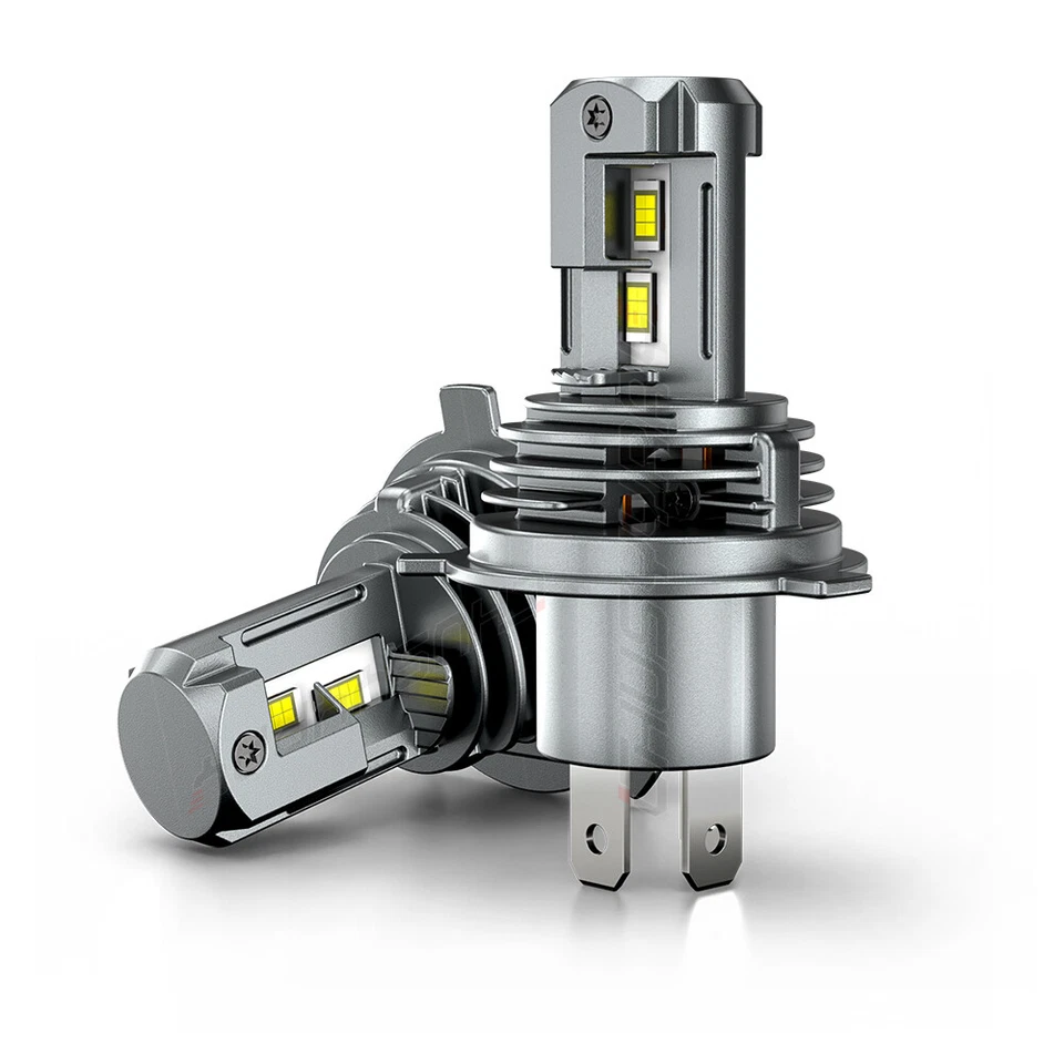 For Motorcycle H4 6500K LED Hi-Lo Beam Front Light Bulb Super Bright Headlight - Image 3 of 4