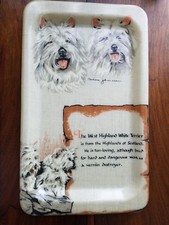 Artmore Barbara Johansson West Highland White Terrier Serving Tray