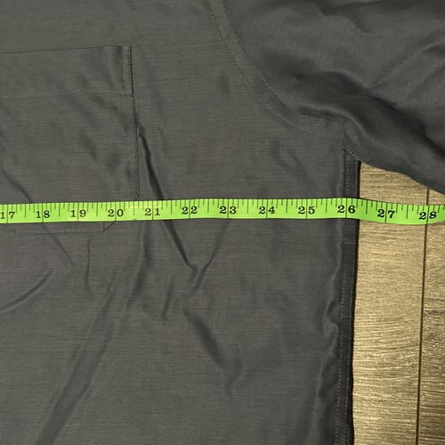 Nordstrom Hemd Herren XL Traditional Fit Blau Baumwolle Button Down Kurzarm Lesen - Bild 7 von 14