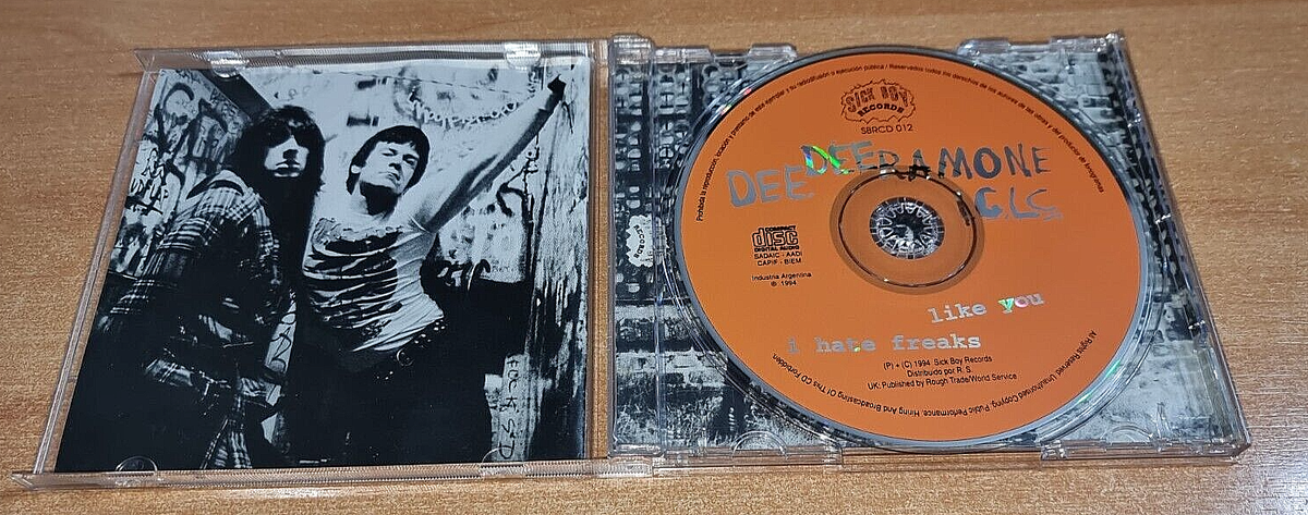 DEE DEE RAMONE I.C.L.C I hate freaks like you RARE ARGENTINA