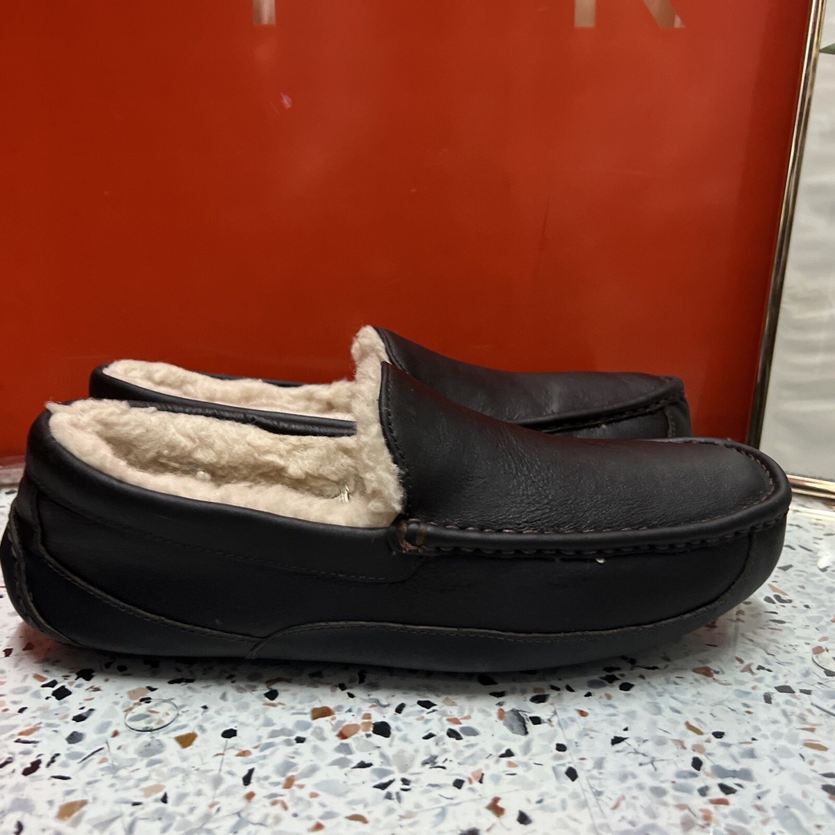 UGG Ascot Sheepskin Slip On Loafer Slipper 13 Ascot Slipper for Men | UGG® main image 2