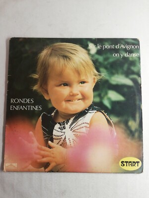 N467 Vinyl 33 runde Türme für Kinder, auf der Brücke von Avignon wird getanzt, Lerche