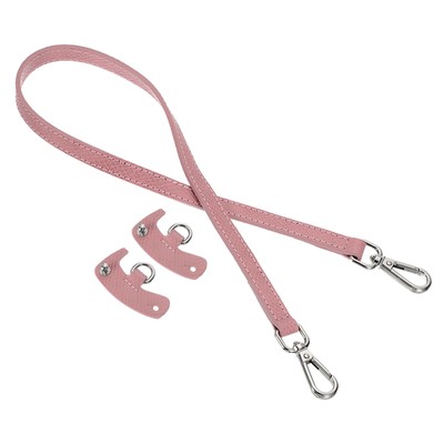 Lederriemen-Set, 65 cm Leder Schultergurt Umbausatz, rosa