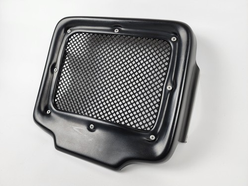 NEW KAWASAKI TECATE 86-87 KXT250 BLACK PLASTIC FRONT NUMBER PLATE DC PLASTICS - Picture 3 of 3