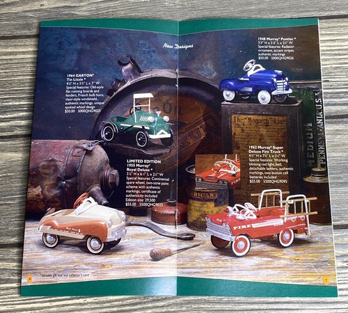 Vintage Catalog Booklet Pamphlet Hallmark Kiddie Car Classics 1995 Model Cars - Picture 3 of 3