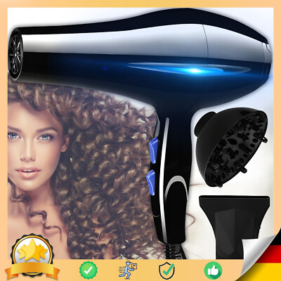 Haartrockner Haarföhn Föhn Fön Trockner Haare Dryer Haarfön Diffusor Schwarz