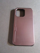 For iPhone 13 Pro Plastic SPIGEN Phone Case Heavy Duty Shockproof Cover 2 cards