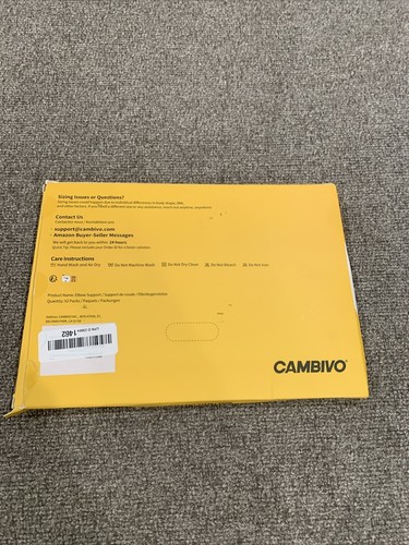CAMBIVO 2 Pack Elbow Brace for Tendonitis, Tennis Elbow Compression Support Sm. - Picture 3 of 4