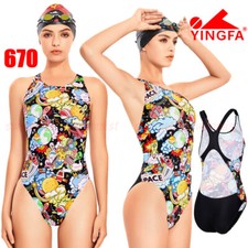 NWT YINGFA 670 WOMEN'S COMPETITION RACING TRAINING SWIMSUITS SWIMWEARS ALL SIZE