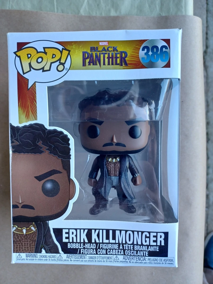 Funko Pop Erik Killmonger 386 Bobble Head From Marvel Black Panther